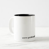 Rosa Koala-Tasse Zweifarbige Tasse (Vorderseite Links)