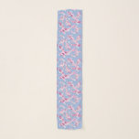 Rosa Koi Schal<br><div class="desc">Fügen Sie Ihrem Kleiderschrank ein wenig Peitsche mit diesem rosa-weißen Koi-Fisch-Druck hinzu. Klicken Sie auf die Schaltfläche, um die Hintergrundfarbe zu ändern.</div>