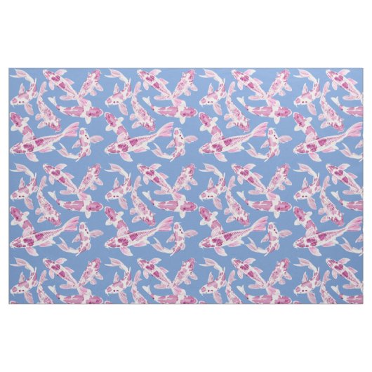 Rosa Koi Stoff (Fat Quarter (45,7 x 55,9 cm))
