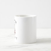 Rosa Kokette Halloween-Geist-Kaffeetasse Kaffeetasse (Mittel)