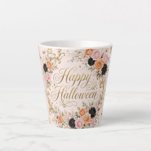 Rosa Kokette Happy Halloween Latte Tasse 12oz