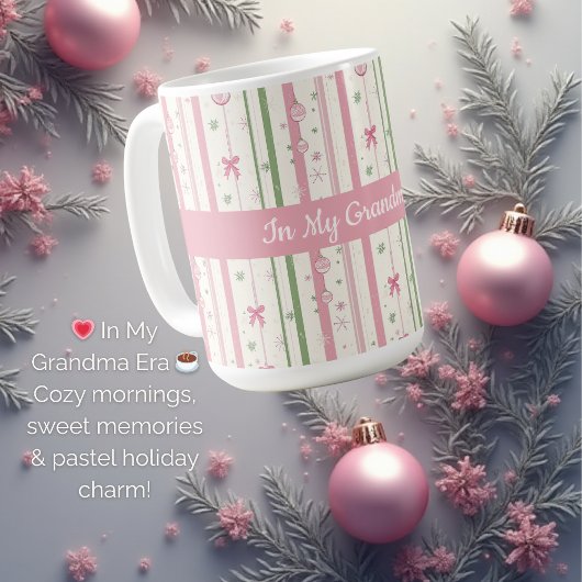 Rosa Kokette Oma-Ära Kaffeetasse