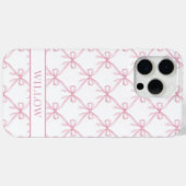 Rosa Koketten Wasserfarbenbögen Case-Mate iPhone Hülle (Rückseite (Horizontal))