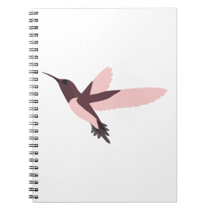 Rosa Kolibri Notizblock