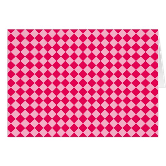 Rosa Kombination Diamantmuster von Shirley Taylor (Vorderseite (Horizontal))