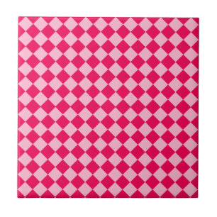 Rosa Kombination Diamantmuster von Shirley Taylor Fliese