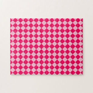 Rosa Kombination Diamantmuster von Shirley Taylor Puzzle