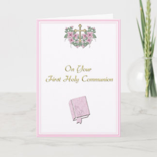 Rosa Kommune Glückwünsche Karte