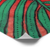 Rosa Kone Ginger Alpinia Tropische Blume Blütenpfl Poster (Ecke)