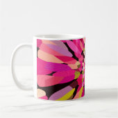 Rosa Konfetti-Blume Kaffeetasse (Links)