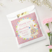 Rosa Konfetti Geburtstagsfeier Dessert Geschenktütchen (Versiegelt)