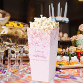 Rosa Konfetti Name Mädchen Geburtstag Geschenkschachtel