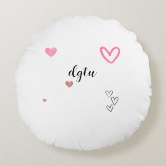 rosa Konfitüre kawai Rundes Kissen