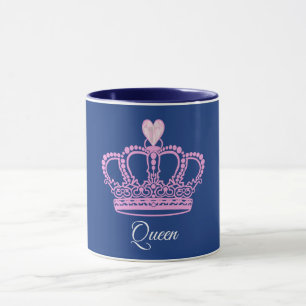 Rosa Königinnenkrone Tiara Tasse