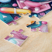 Rosa Königliche Krankenschwester Puzzle (Seite)