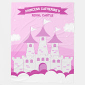 Rosa Königliche Prinzessin Burg Wilhelm Tell Fleecedecke (Vorderseite)