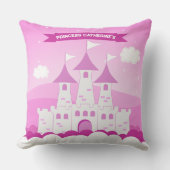 Rosa Königliche Prinzessin Burg Wilhelm Tell Kissen (Vorderseite)