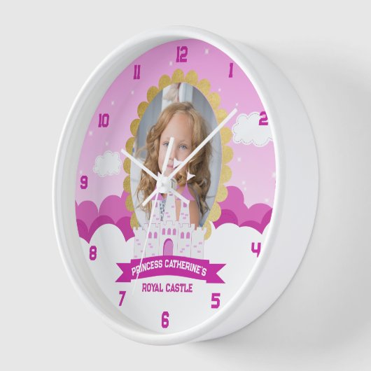 Rosa Königliche Prinzessin Burg Wilhelm Tell Uhr (Winkel)