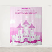 Rosa Königliche Prinzessin Burg Wilhelm Tell Wandteppich (Vorderseite)