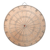 Rosa konkreter Druck Dartscheibe (vorne)