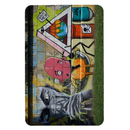 rosa Kopf Magnet (Vertikal)