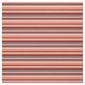 Rosa, Koralle, Maron & Dim Gray Lines Muster Stoff (Muster)