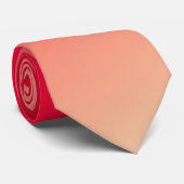 Rosa Koralle und Pfirsich Krawatte (Gerollt)