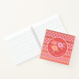 Rosa Koralle und Pfirsich Notizblock