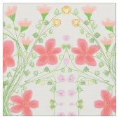 Rosa Koralle und Pfirsichfelle Stoff (Nahaufnahme)