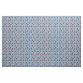 Rosa Koralle unter Wasser - Blauer Fisch Stoff (Fat Quarter (45,7 x 55,9 cm))
