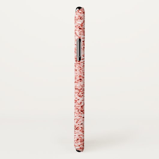 Rosa Korallen hellpastellfarbene Glitzern Monogram Case-Mate iPhone Hülle (Hinten/Rechts)