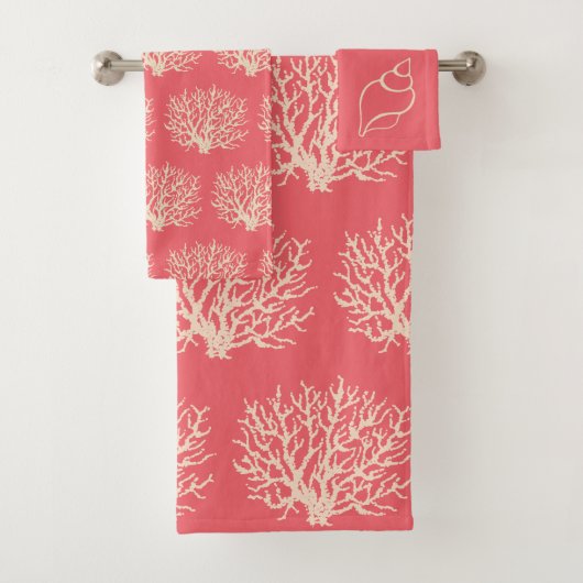 Rosa Korallenbad Handtuch Set (Insitu)