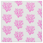 Rosa Korallengewebe Stoff (Nahaufnahme)