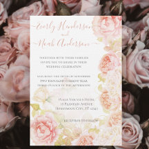 Rosa Korallenheimlich Rose Garden Wedding