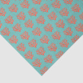 Rosa Korallenkoralle Seidenpapier (Ausschnitt)