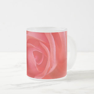 rosa Korallenrose Mattglastasse