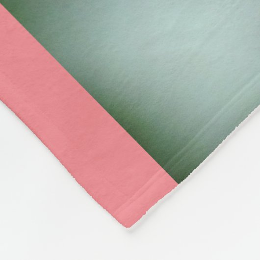 Rosa korallenroter Schmetterling Fleecedecke (Ecke)