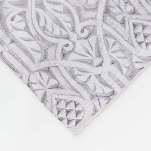 Rosa korallenrotes Haus Fleecedecke (Ecke)