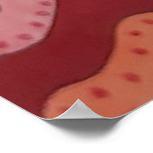 Rosa Kosmische Kanonen Poster (Ecke)