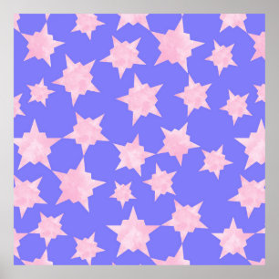 Rosa kosmischer Ausbruch Poster