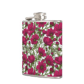 Rosa Kosmos-Blume Flachmann (Links)