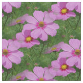 Rosa Kosmos Blume Natur Blumenmuster Stoff (Nahaufnahme)