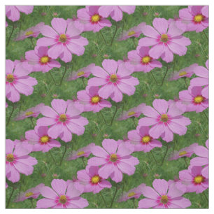 Rosa Kosmos Blume Natur Blumenmuster Stoff