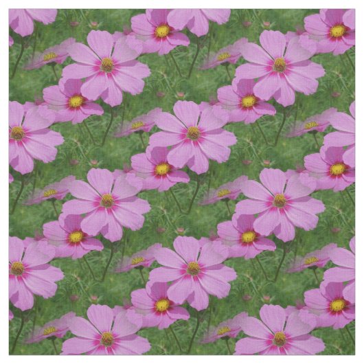Rosa Kosmos Blume Natur Blumenmuster Stoff (Muster)