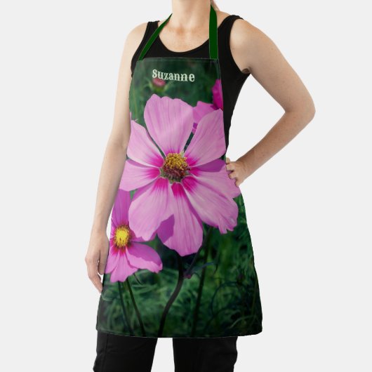 Rosa Kosmos-Blume Personalisiert Schürze (InSitu)