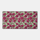 Rosa Kosmos-Blume Schreibtischunterlage (Vorderseite)