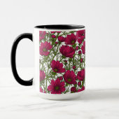 Rosa Kosmos-Blume Tasse (Links)