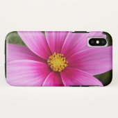 Rosa Kosmos Blume Wildblume Case-Mate iPhone Hülle (Rückseite (Horizontal))