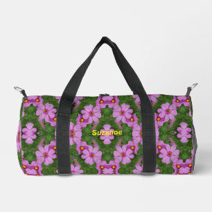 Rosa Kosmos Daisy Blume Abstrakt Personalisiert Duffle Bag