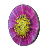 Rosa Kosmos Dartscheibe (Vorderseite rechts)